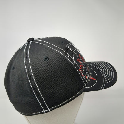 Winnipeg Jets NHL Reebok Cap Black L/XL Contrast Stitching Center Ice Fit Hat