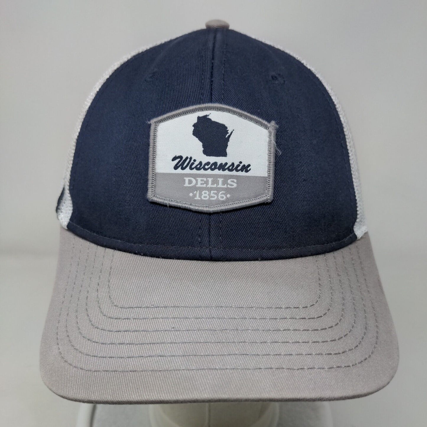 Wisconsin Dells 1856 Snapback Trucker Hat Multicolor OS Mesh Back Jacobson Hat