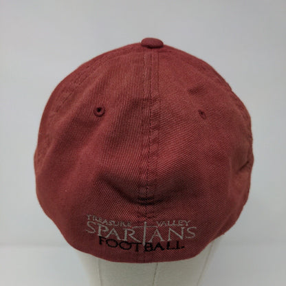 Treasure Valley Spartans Football Fitted Hat Red M/L Flexfit 6 Panel