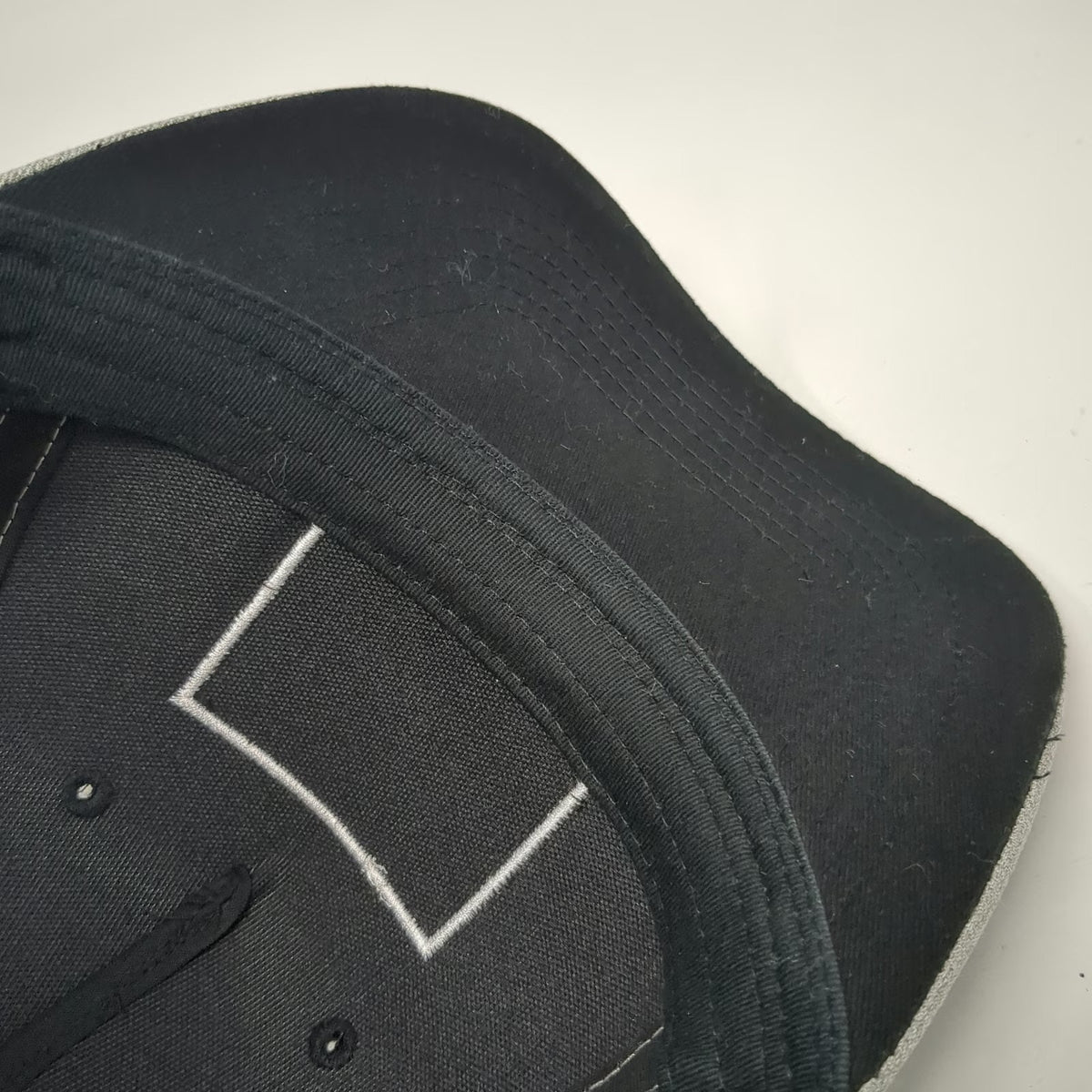 Caterpillar 5 Panel Gray One Size Snapback Bulldozer Graphic Patch Hat