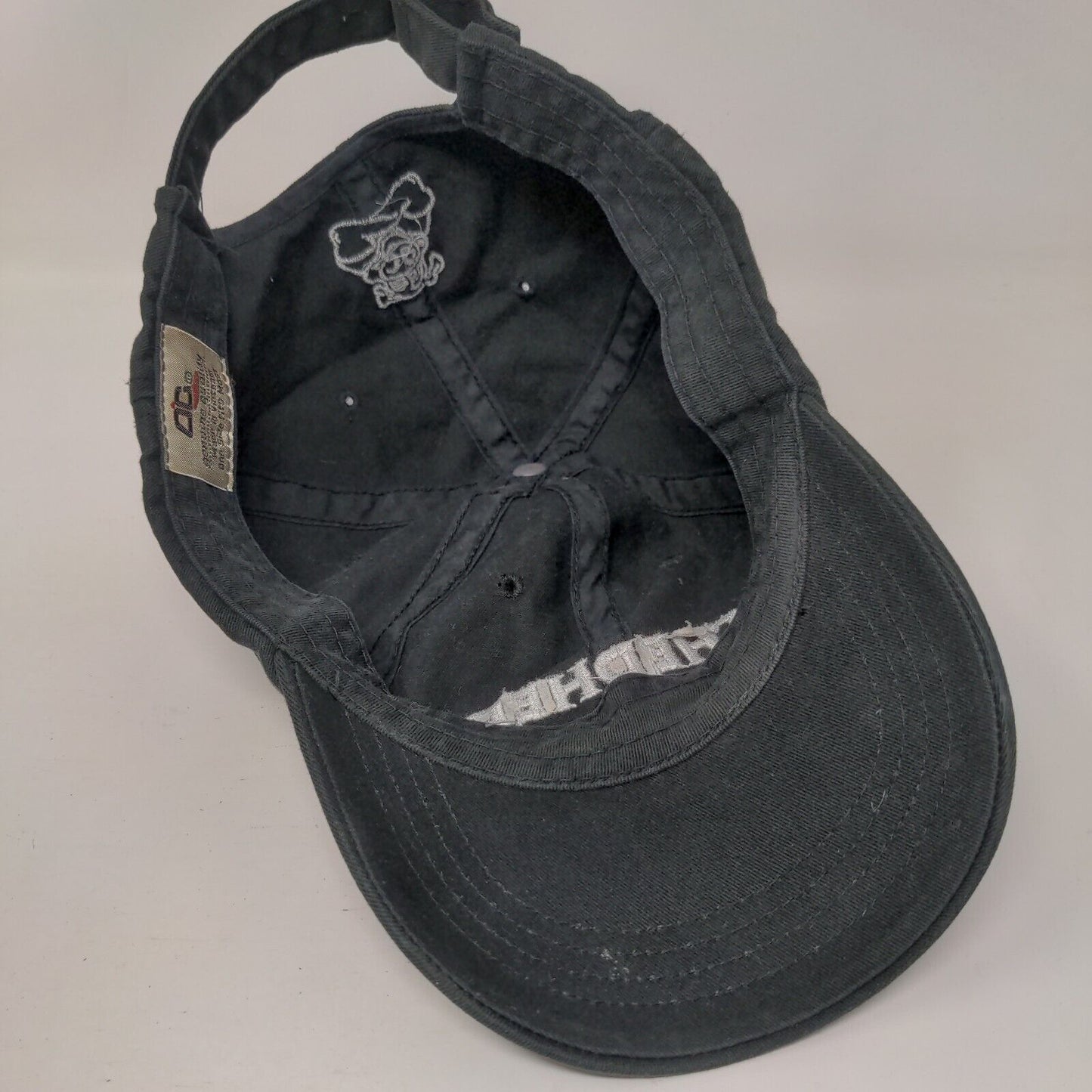 ShedHed Slideback Hat Black OSFM Adjustable Embroidered Vent Holes