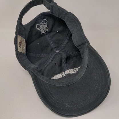 ShedHed Slideback Hat Black OSFM Adjustable Embroidered Vent Holes
