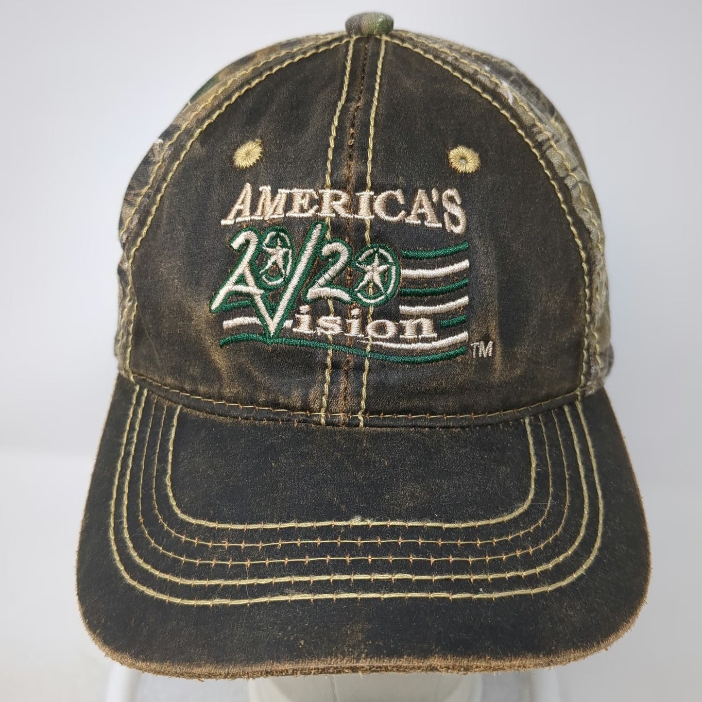 Port Authority Baseball Cap Brown Camo One Size Trump 2020 America Vision Hat
