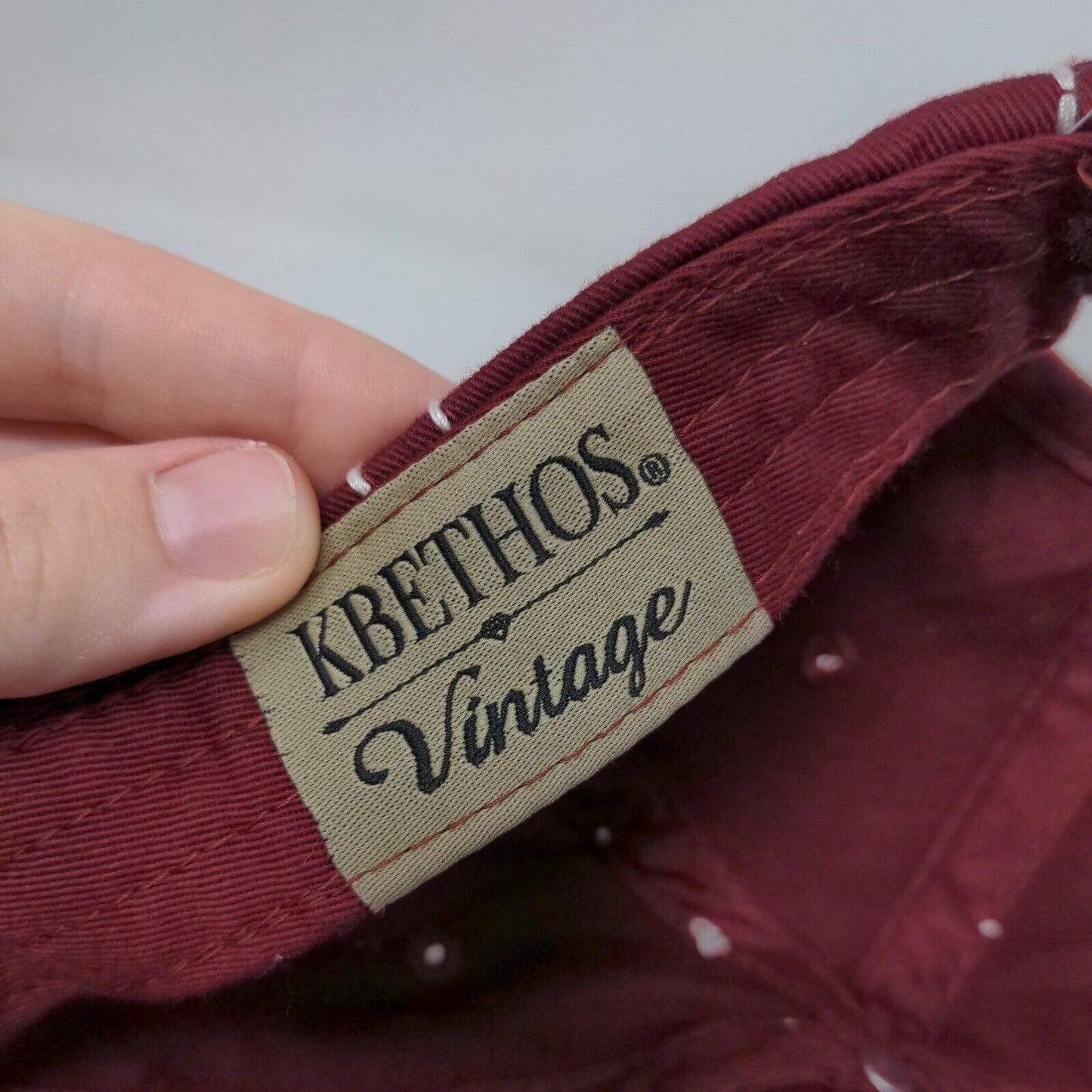 Sometimes Wine Is Just Necessary Strapback Hat Red One Size KB ETHOS Vintage