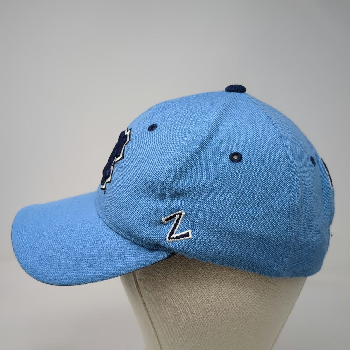 North Carolina Tar Heels NCAA Zephyr Blue Hat One Size Strapback Wool Blend OS