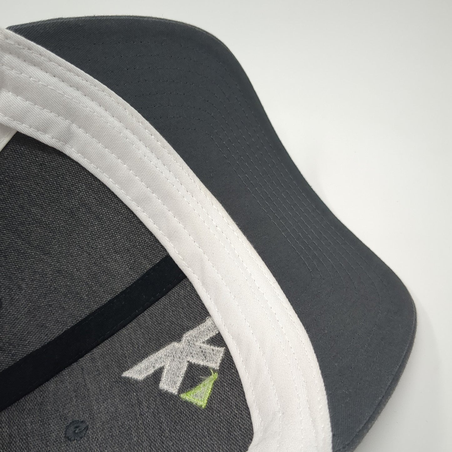 Keller Associates Logo Snapback Trucker Hat Gray One Size Mesh Back