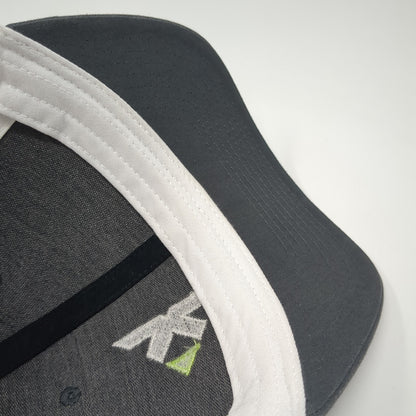 Keller Associates Logo Snapback Trucker Hat Gray One Size Mesh Back