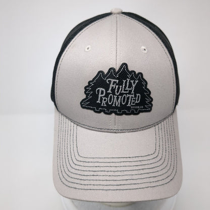 Fully Promoted Boise ID Snapback Trucker Hat Gray One Size Mesh Back