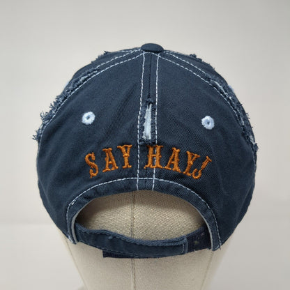 Echo Valley Ranch Inc Say Hay Strapback Hat Blue One Size District
