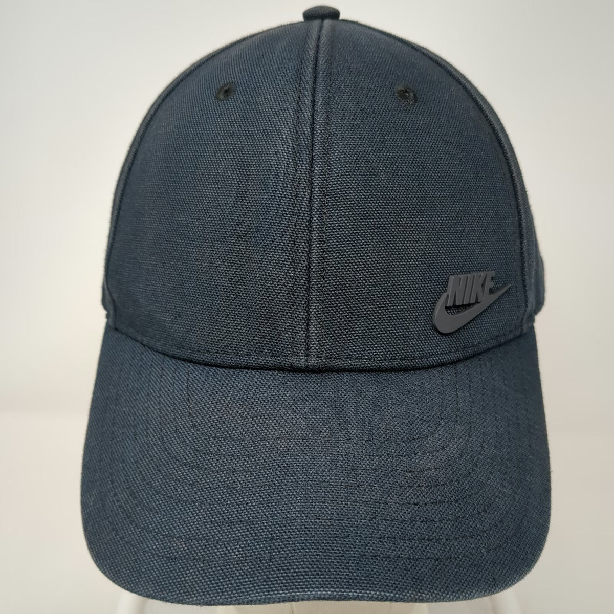 Nike Baseball Cap Blue One Size Legacy91 Slideback Adjustable Rubber Logo Hat