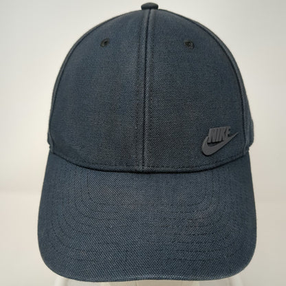 Nike Baseball Cap Blue One Size Legacy91 Slideback Adjustable Rubber Logo Hat