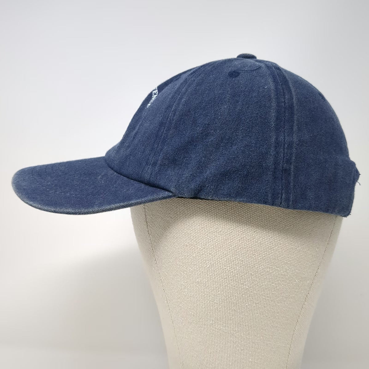Blue Baseball Cap One Size Hat Monkey Smoking Cigar In My Defense Funny Quote