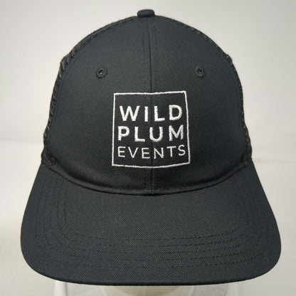 Carhartt Trucker Hat Black One Size Wild Plum Events Mesh Back Snapback