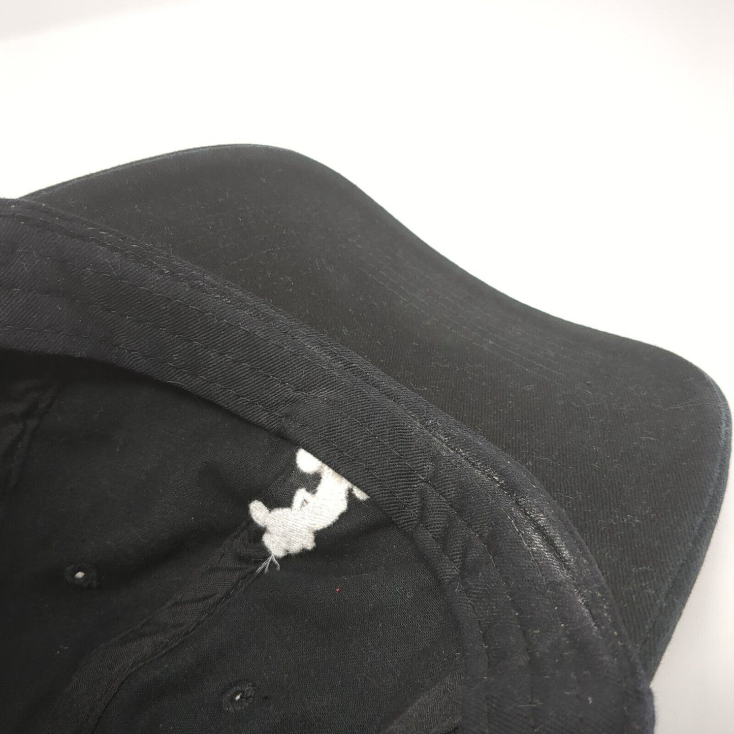 Disney Mickey Mouse Slideback Hat Black One Size Adjustable Embroidered