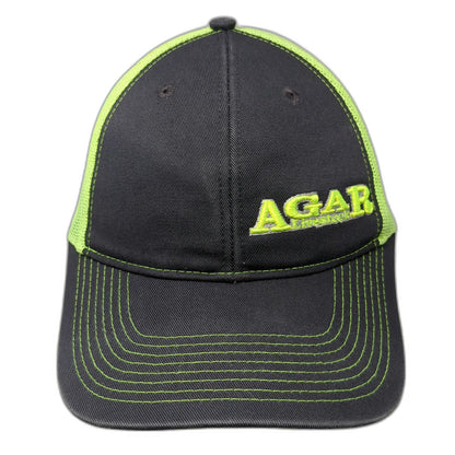 Port Authority Trucker Hat Black Green One Size Mesh AGAR Livestock Logo Farm