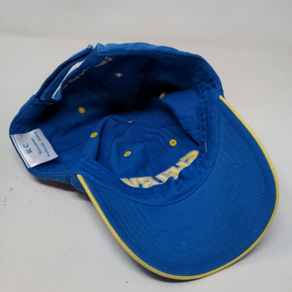 KC Sportswear Men's Strapback Hat Blue Embroidered Logo Shelby Materials