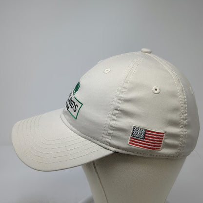 Legacy Athletic Baseball Cap Beige One Size Pinelands Golf Club US Flag Hat