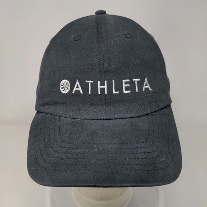 Athleta Slideback Hat Black One Size Adjustable Embroidered 6 Panel BIG X