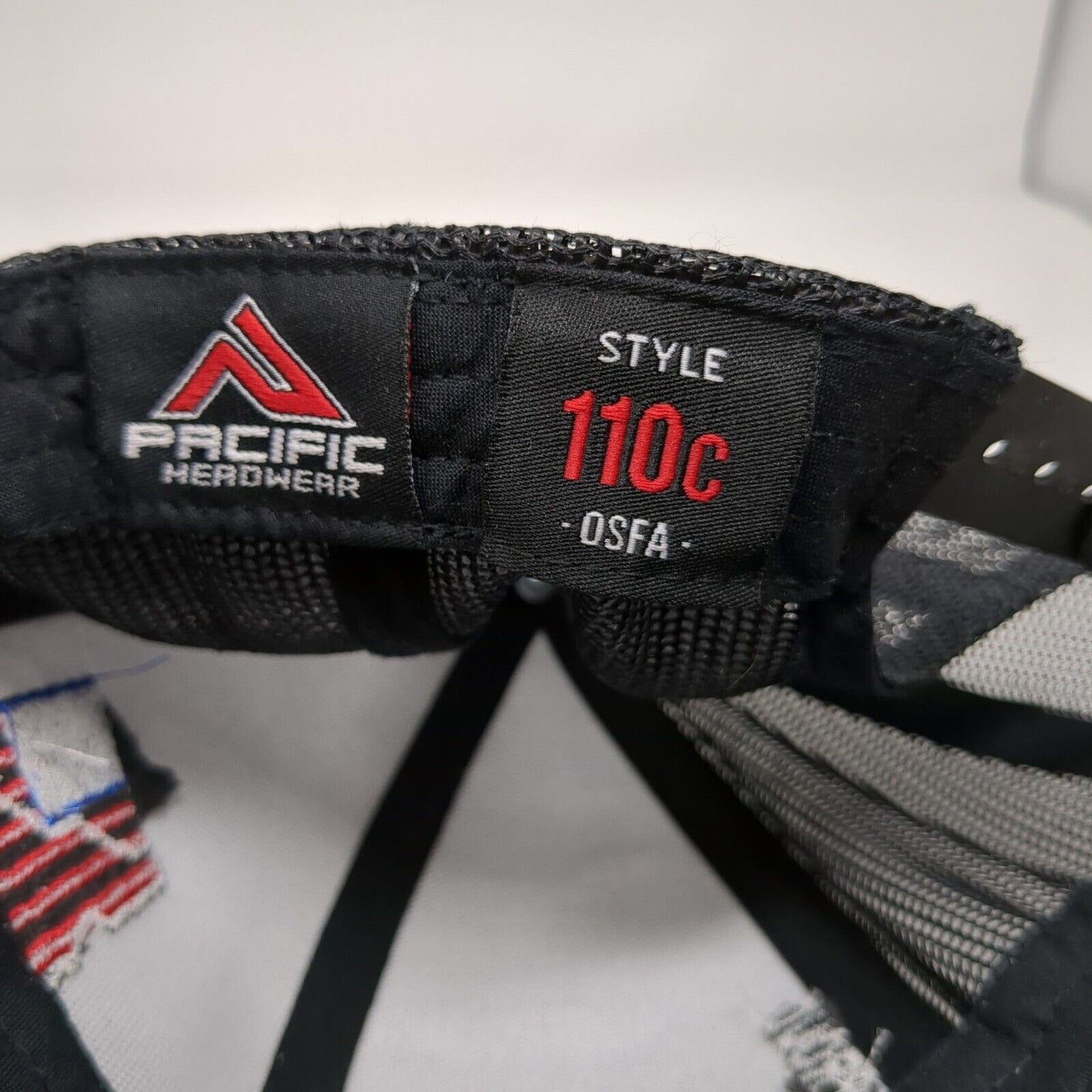 Idaho Proud USA Flag Snapback Trucker Hat Black OSFA Patriotic Pacific Headwear