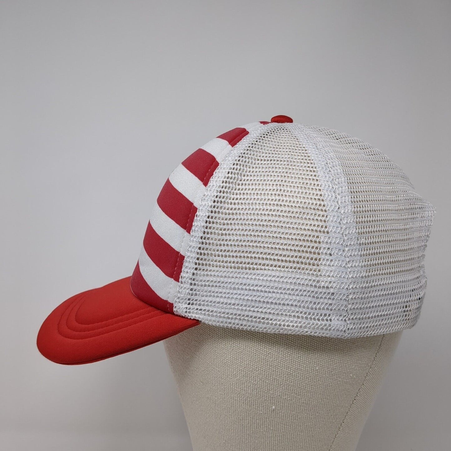 American Flag Snapback Mesh Back Trucker Hat Multi One Size Wemco