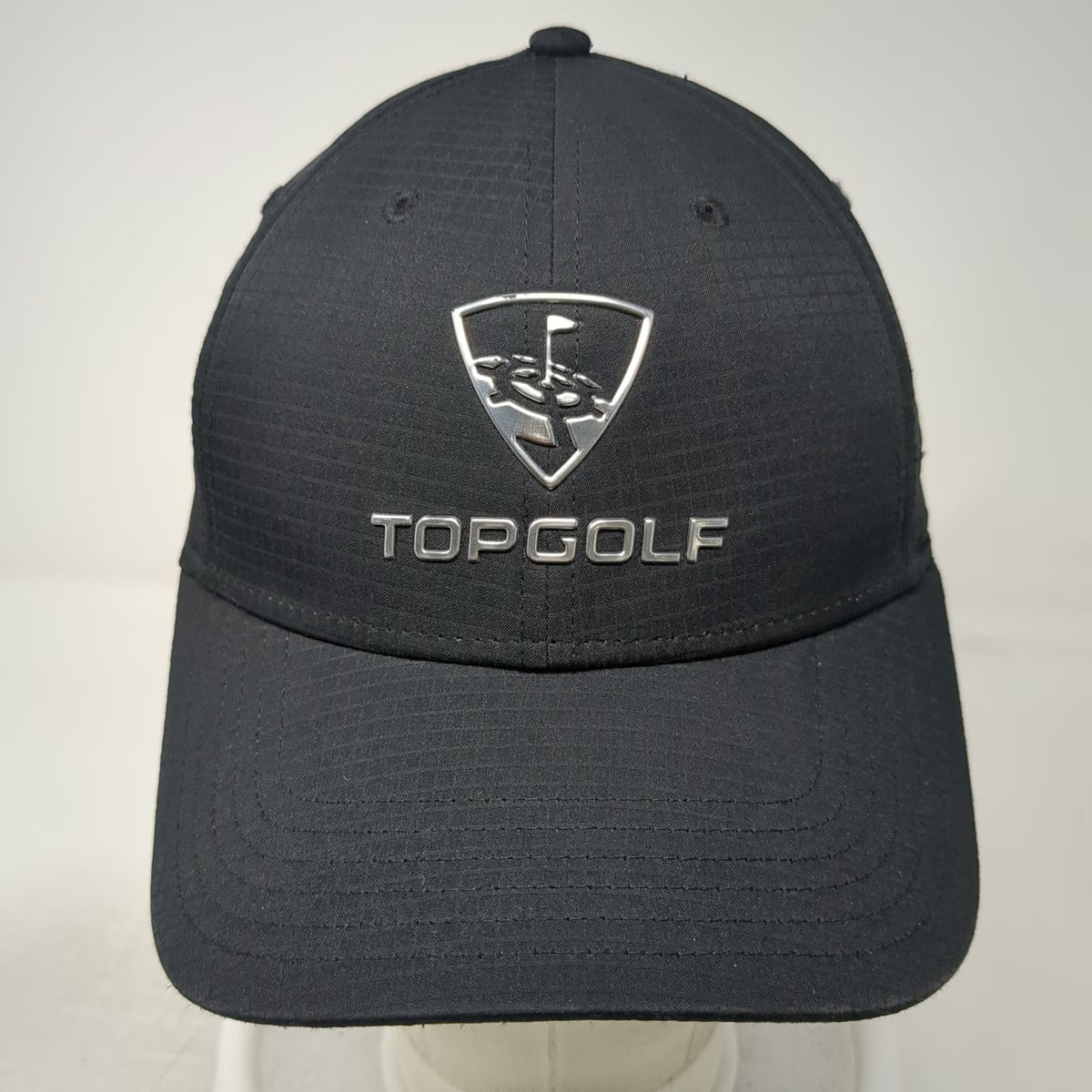 Callaway Baseball Cap Black One Size Topgolf Logo Polyester Strapback Golf Hat