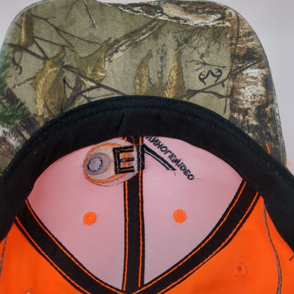 EV Downhole Video Strapback Hat Orange One Size Realtree Outdoor Cap