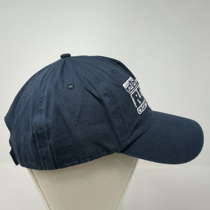 Hit 5 Panel Blue One Size Strapback Bridge Community Recreation Cotton Hat