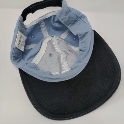 Pepsi Strapback Hat Blue OSFA Adjustable Embroidered Colorblock 6 Panel