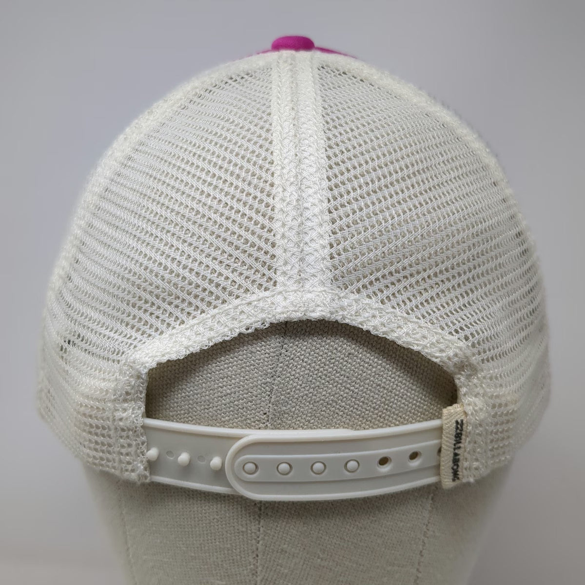 Billabong Trucker Hat Pink White One Size Wave Logo Mesh Back Snapback Surf Cap