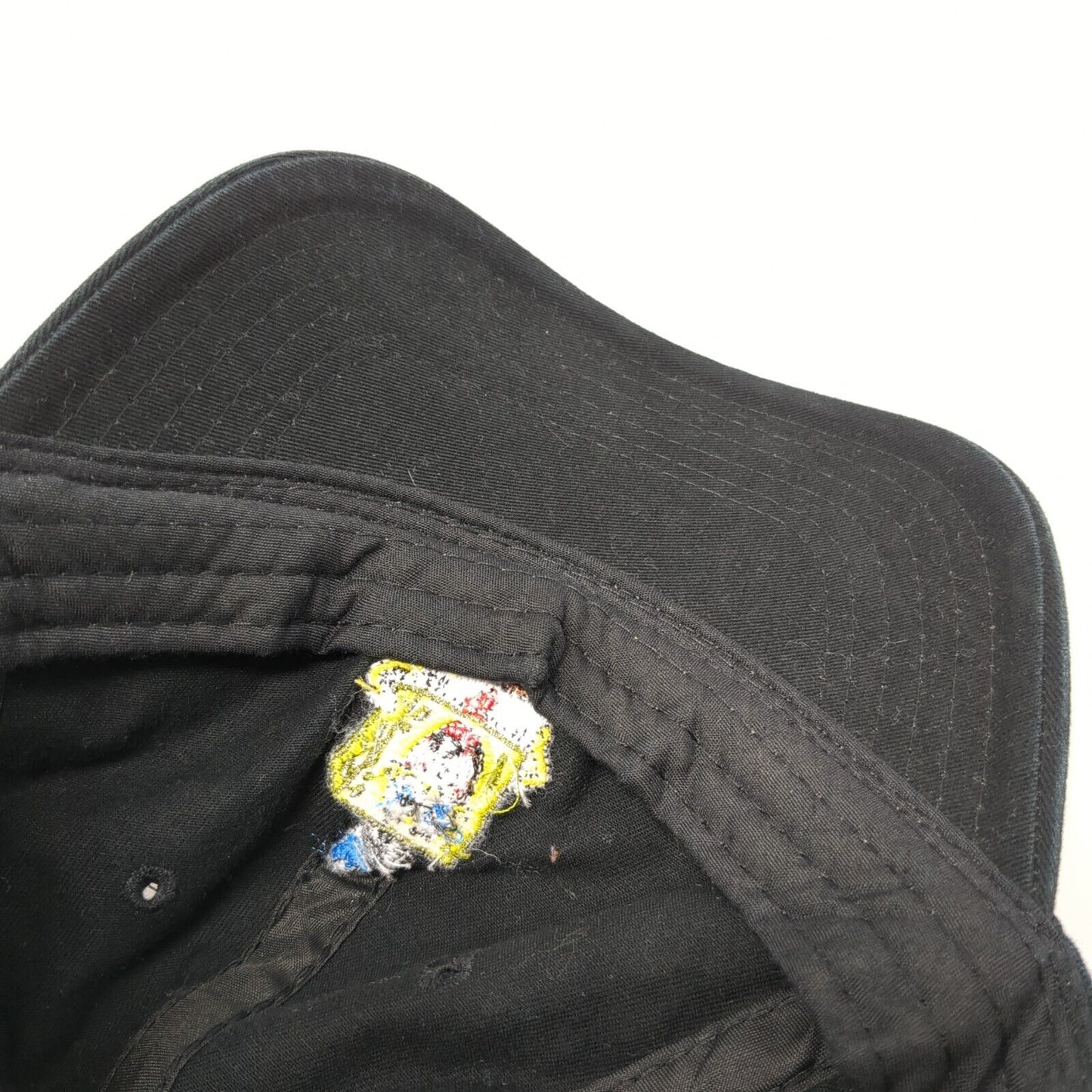 SpongeBob SquarePants Slideback Hat Black One Size 6 Panel Nickelodeon