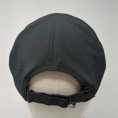 Adidas Aeroready Strapback Hat Black One Size Solid 3 Stripes Running