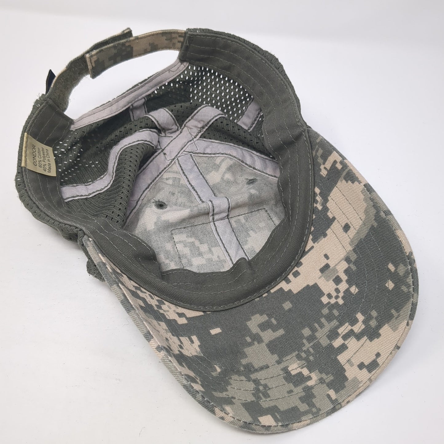 Condor Infidel Strapback Baseball Cap Multicolor OS Adjustable Camouflage Patch