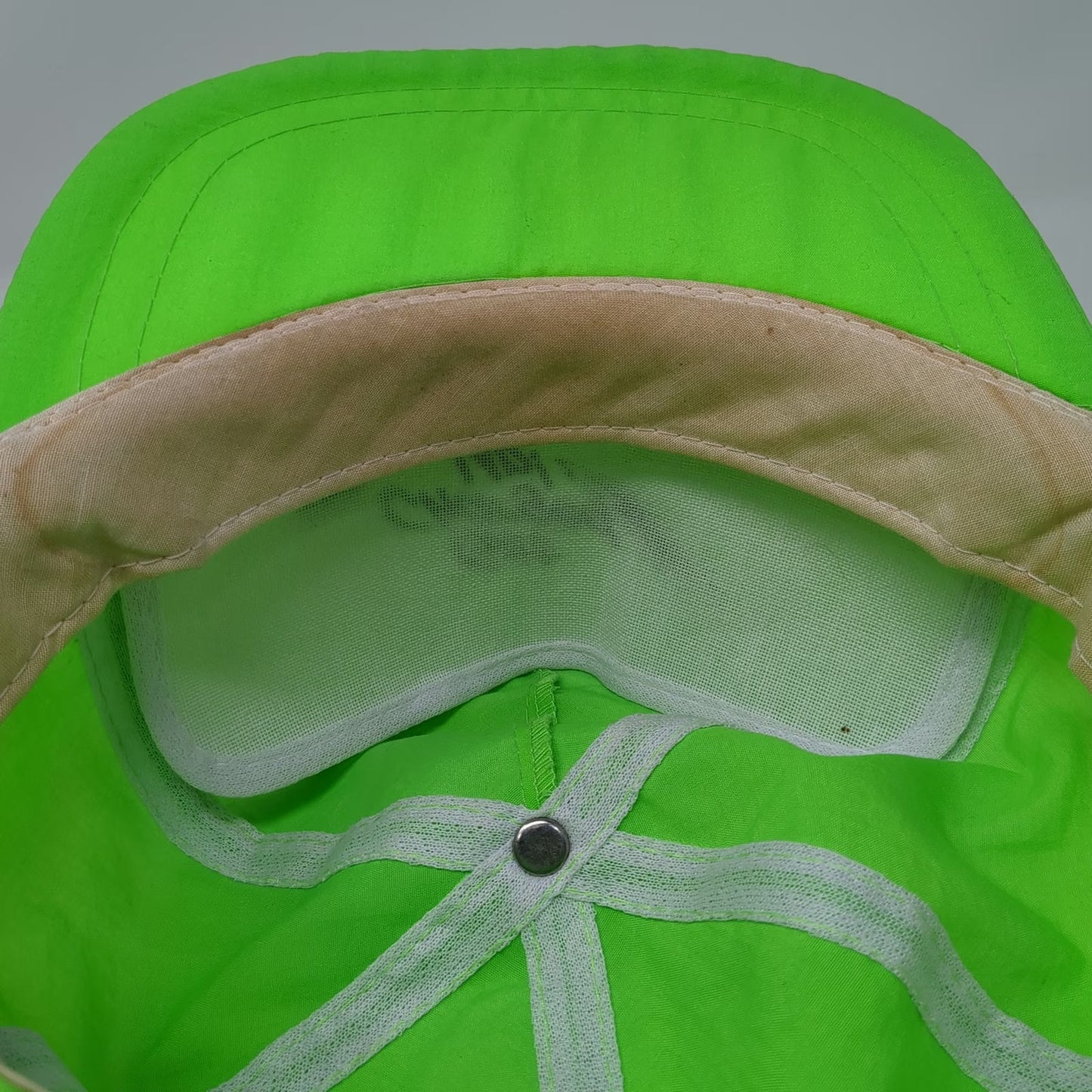 KC 5 Panel Green Hat One Size NAPA Get Charged Up Batteries Rope Snapback Neon