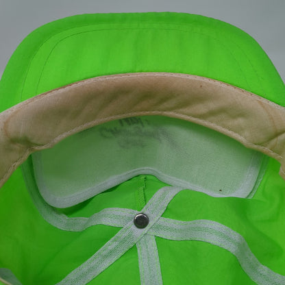 KC 5 Panel Green Hat One Size NAPA Get Charged Up Batteries Rope Snapback Neon