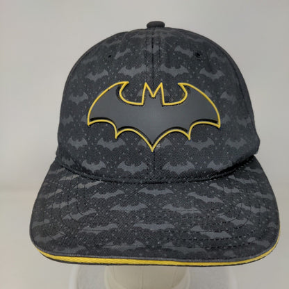 Batman 80 Years Snapback Hat Black One Size Adjustable Vent Holes