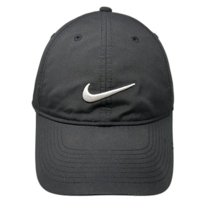 Nike Baseball Cap Black One Size Swoosh Logo Performance Adjustable Athletic Hat