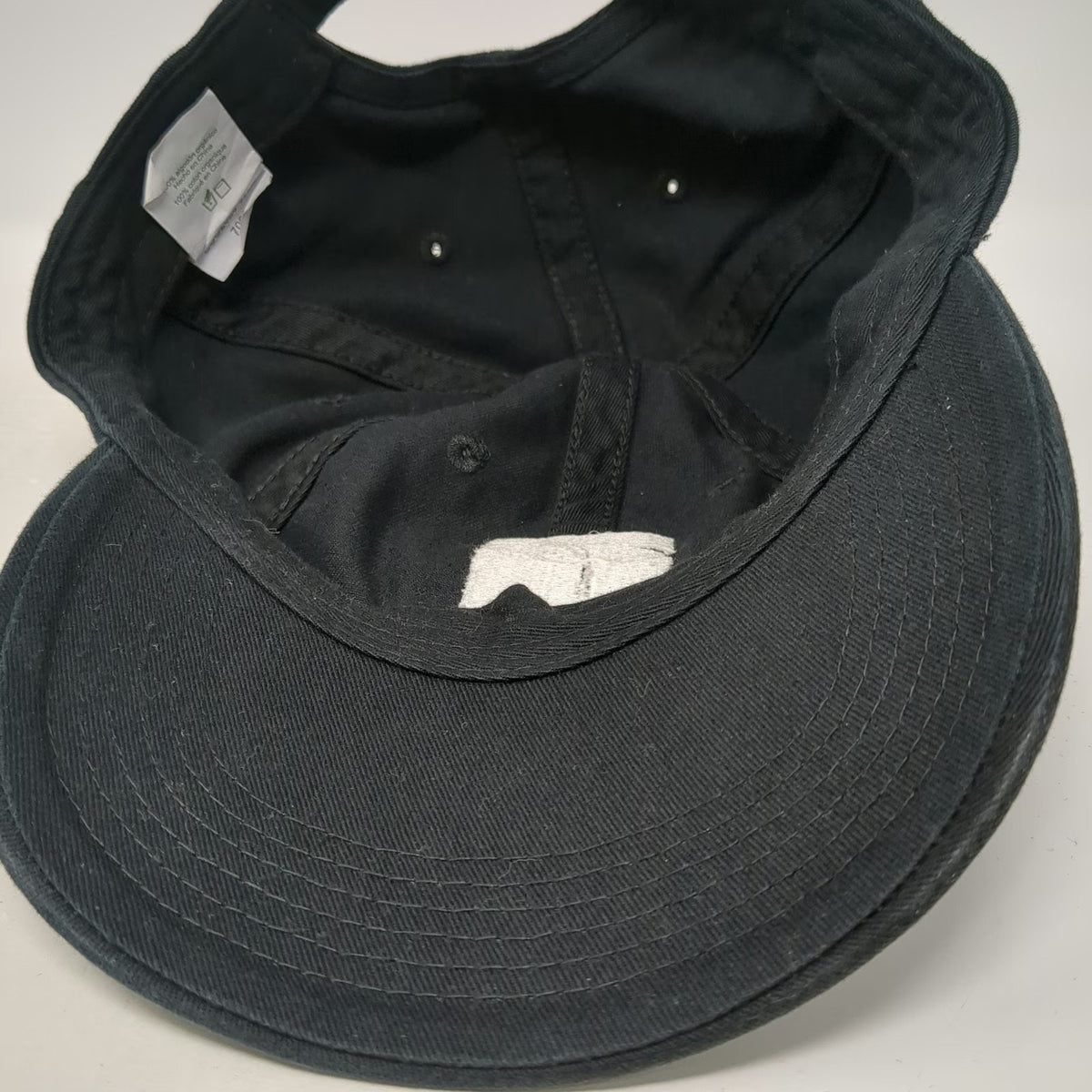 econscious Cosmo Prof Black Baseball Cap One Size Organic Cotton Slideback Hat