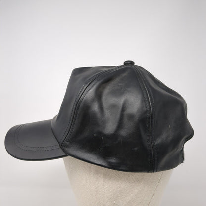 Jo-Ann Trucking Ltd. Strapback Hat Black One Size Adjustable Leather