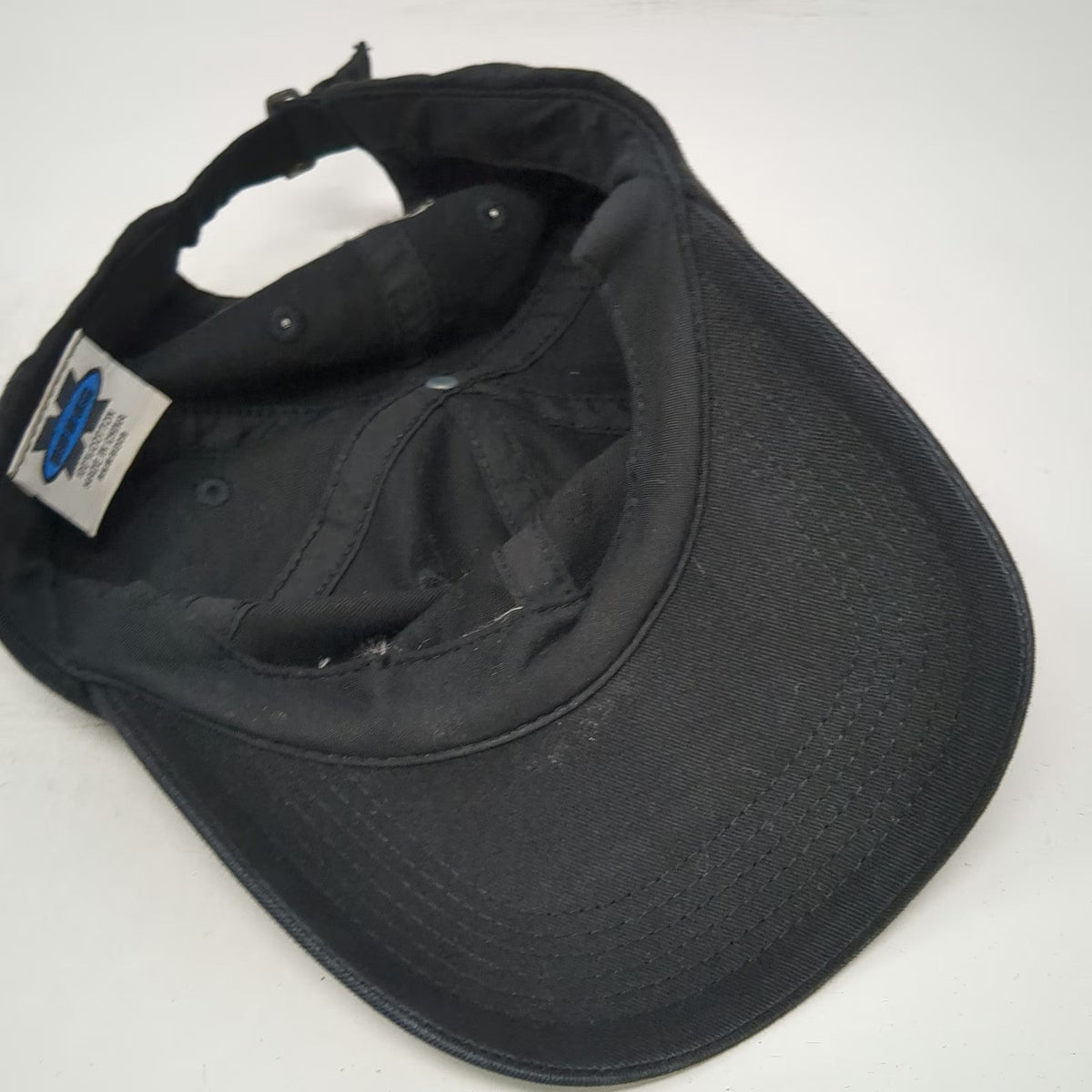 TIG Baseball Cap Black One Size Turtle Creek Casino Construction Slideback Hat
