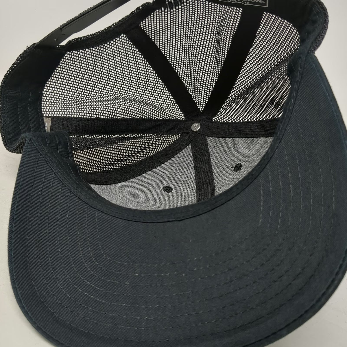 Richardson Trucker Hat Black One Size 112 Mesh Back Snapback Kono Embroidered