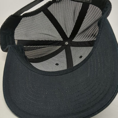 Richardson Trucker Hat Black One Size 112 Mesh Back Snapback Kono Embroidered