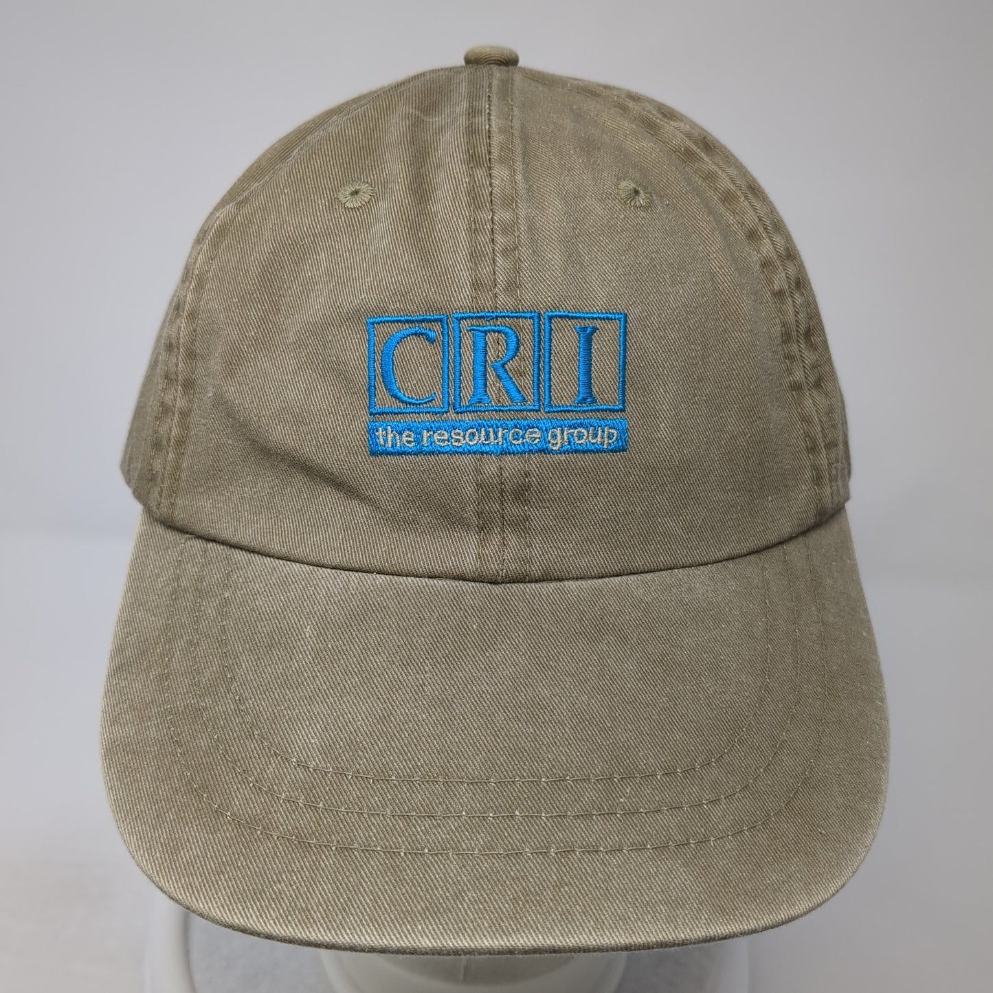 CRI The Resource Group Baseball Cap Brown One Size Adjustable Headshots KC
