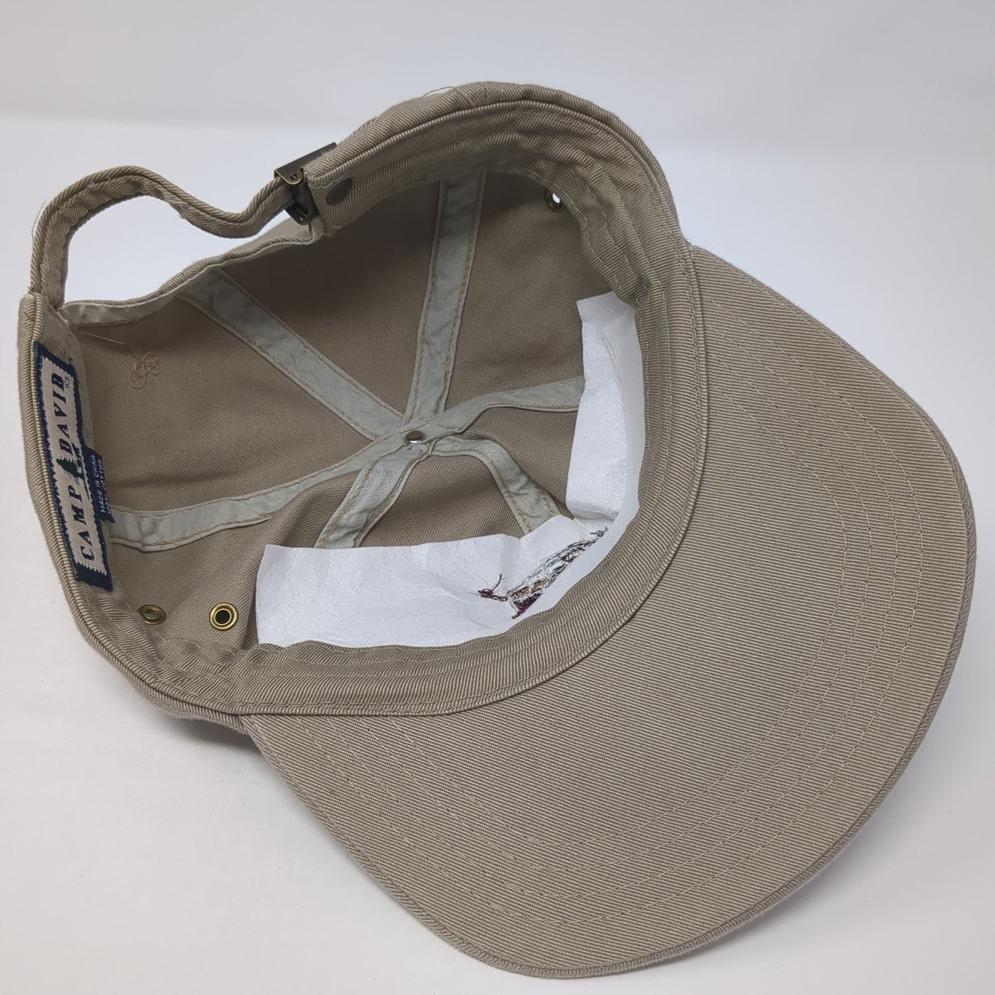 Laguna Beach Slideback Hat Brown One Size Adjustable Solid Camp David