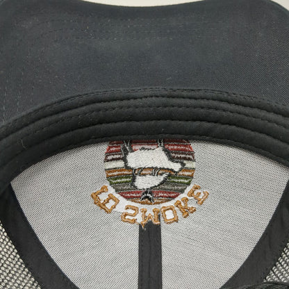 Cody James Trucker Hat Black One Size Snapback Mesh BBQ I'd Smoke That Animals
