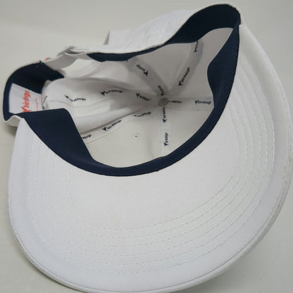Birddogs Baseball Cap White One Size Performance Adjustable Slideback Hat