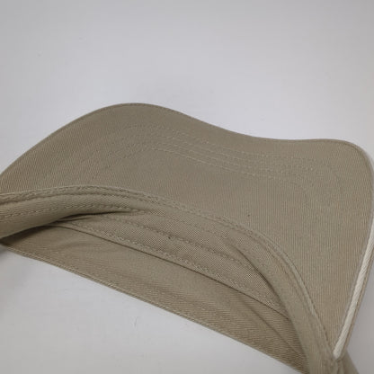 Faded Glory Sun Visor Hat Brown One Size Adjustable Strap Lightweight Blank