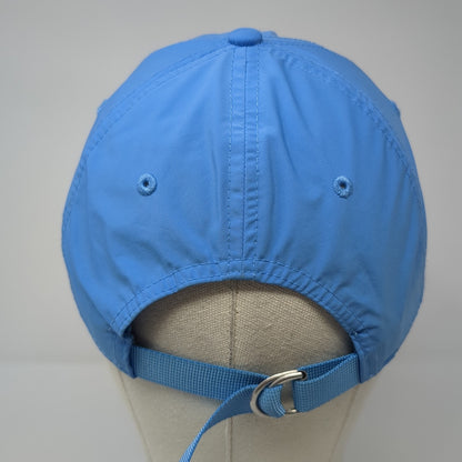 A New Day Strapback Hat Blue One Size Adjustable Solid 6 Panel Blank