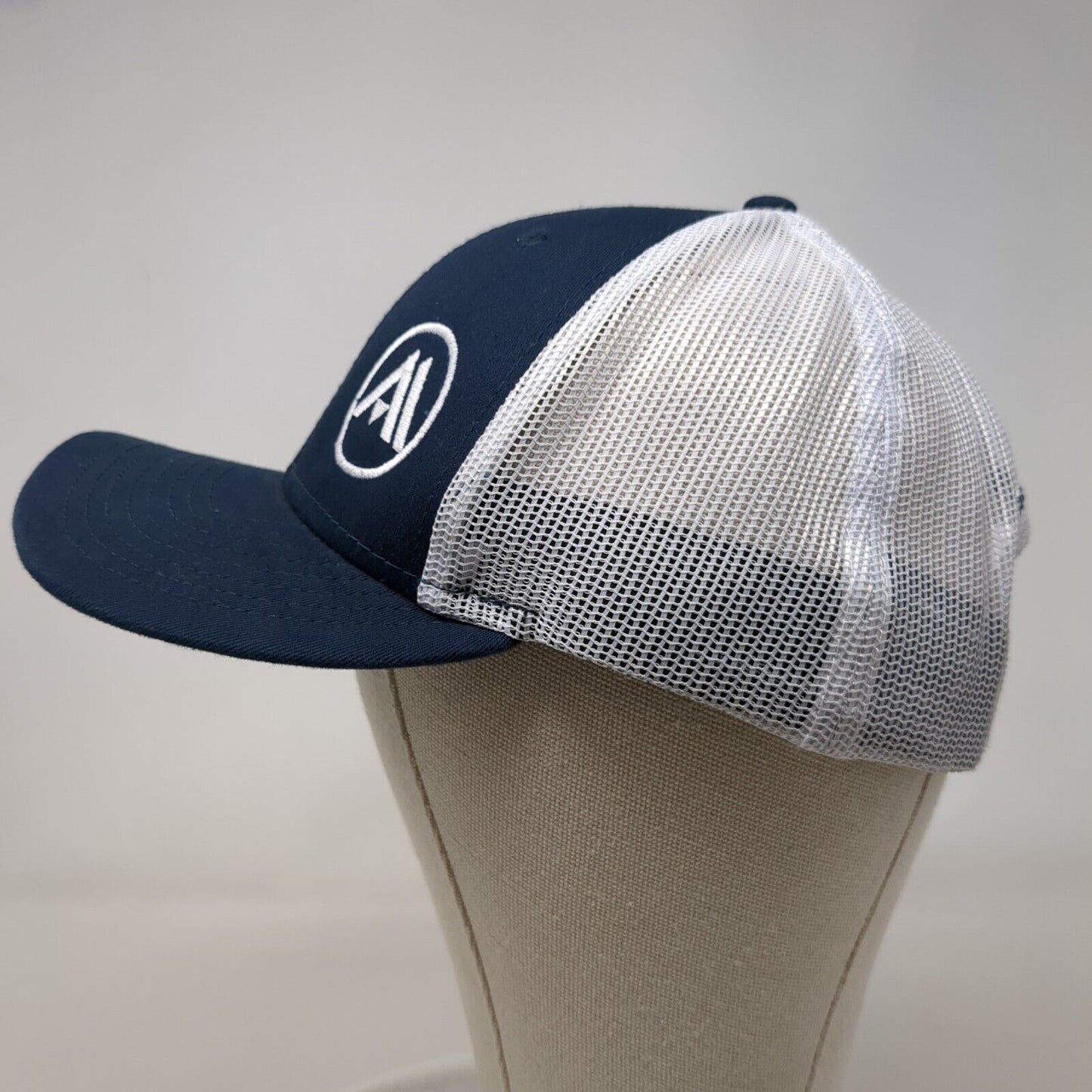 New Era Snapback Mesh Back Trucker Hat Blue One Size Inspire Hope
