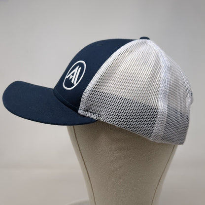 New Era Snapback Mesh Back Trucker Hat Blue One Size Inspire Hope