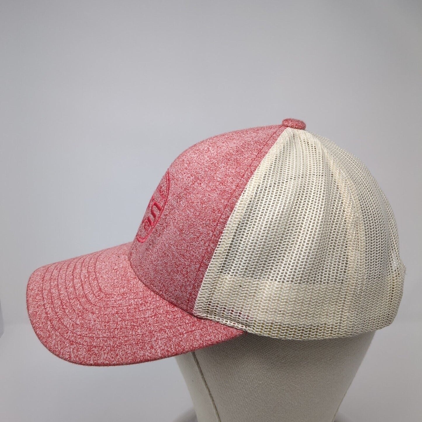 AFS Driver Snapback Trucker Hat Red Small Mesh Back Richardson Outdoor